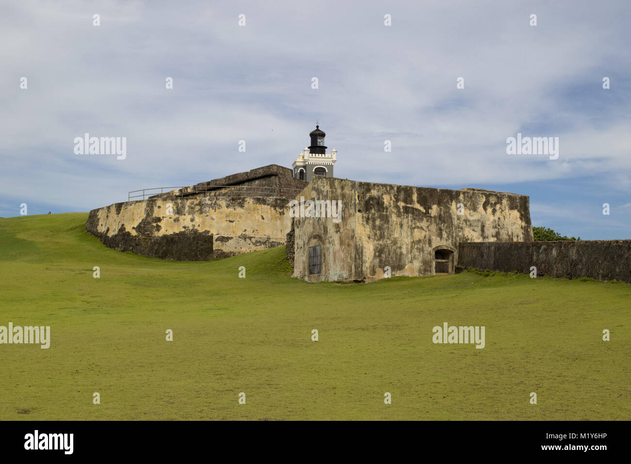 El Morro castello presso la vecchia San Juan, Puerto Rico Foto Stock