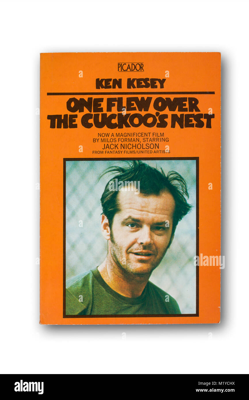 "Uno è volato oltre il cuculo's Nest" romanzo di Ken Kesey Foto Stock