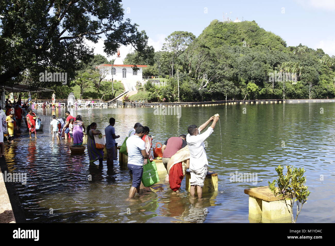 Ganga Talao Mauritius Foto Stock