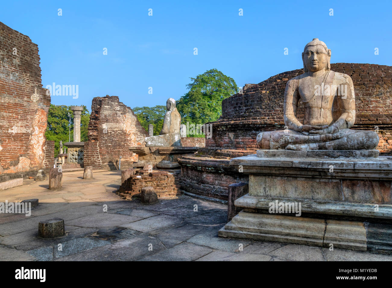 Polonnaruwa, Nord provincia centrale, Sri Lanka, Asia Foto Stock