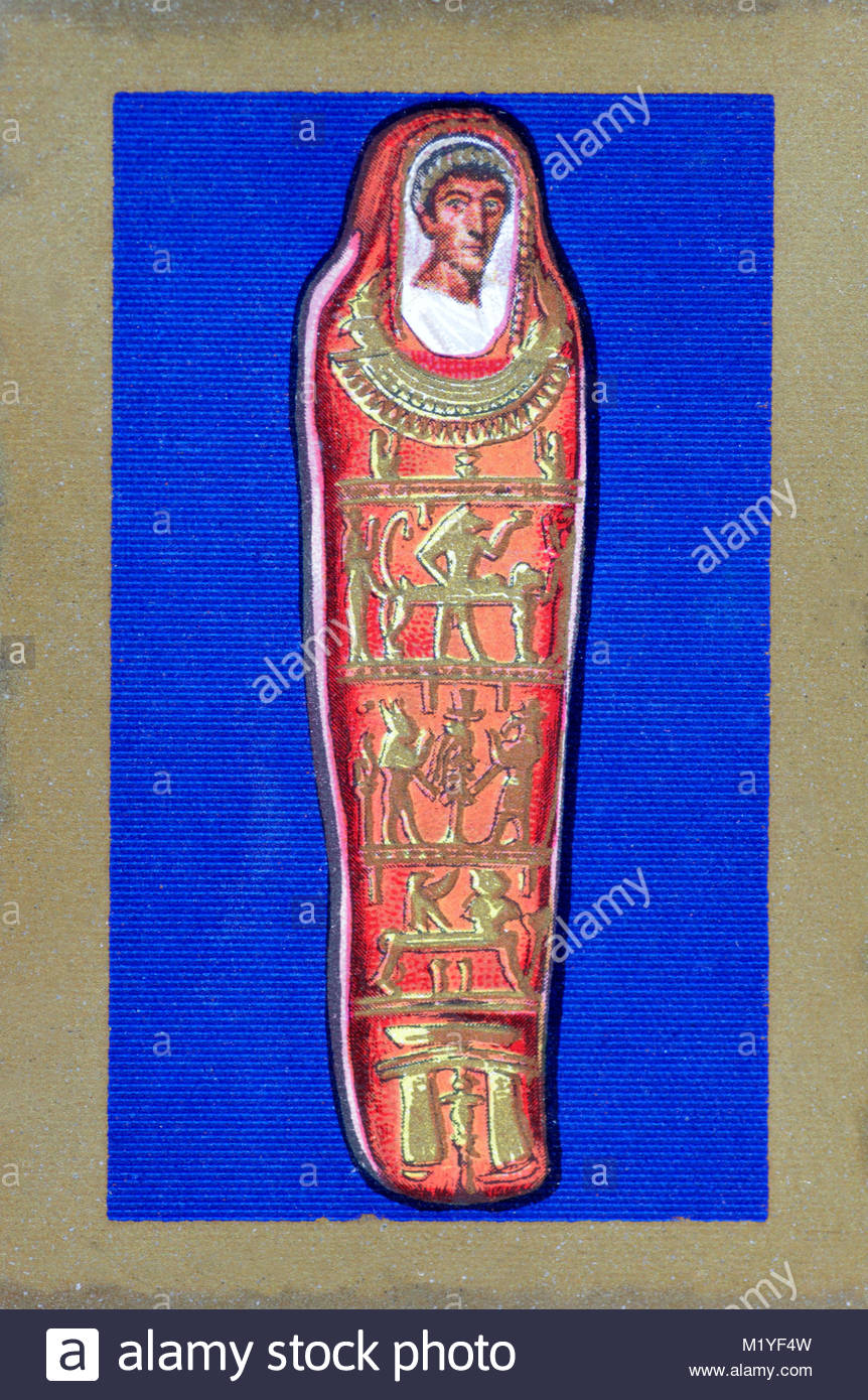 British museum - la mummia di illustrazione Artemidorus Foto Stock