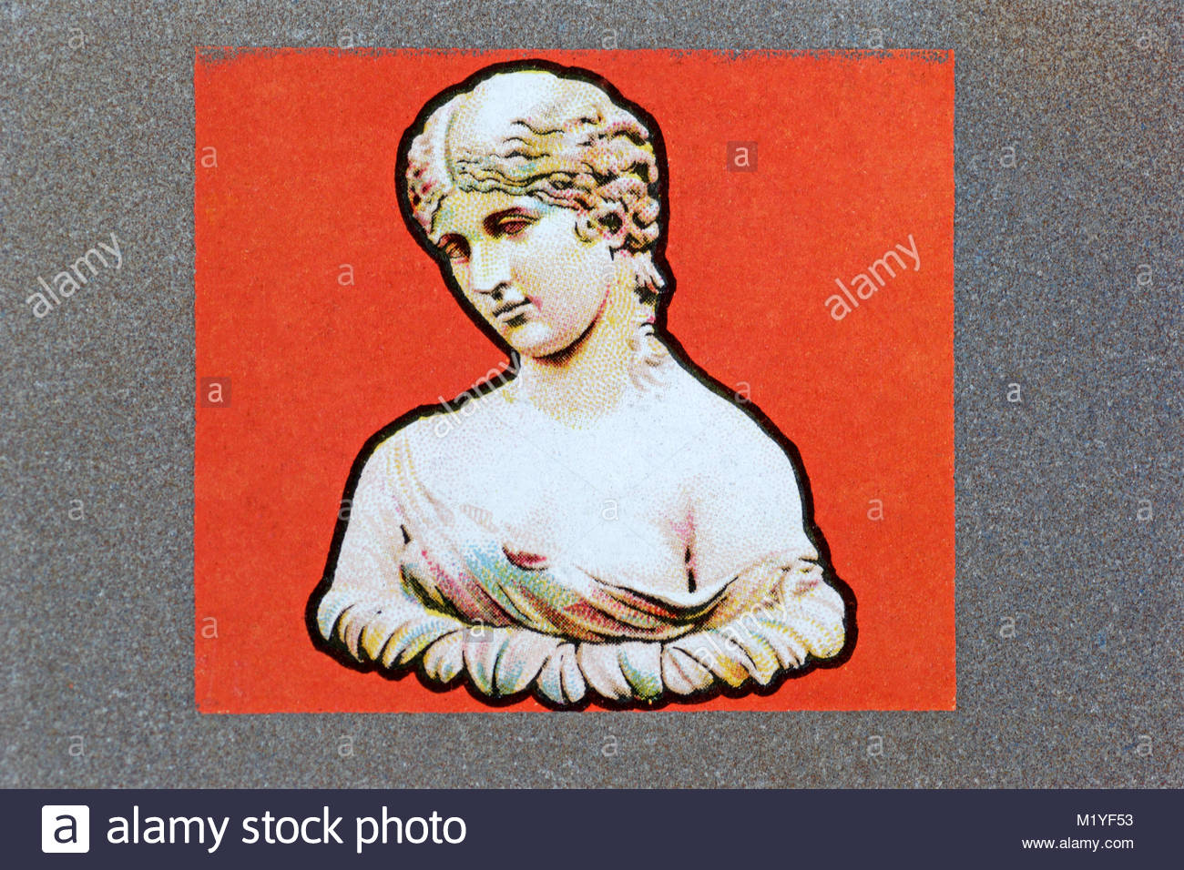British Museum - busto in marmo della ninfa Clytie/Antonia illustrazione Foto Stock