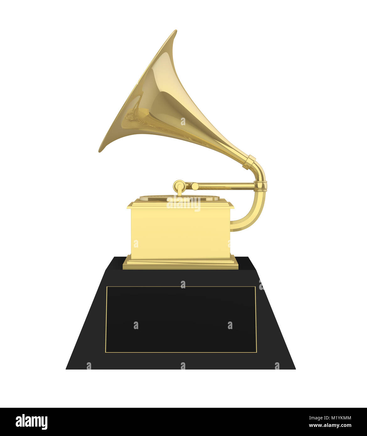 Musica Gramophone Award Trophy isolato Foto Stock