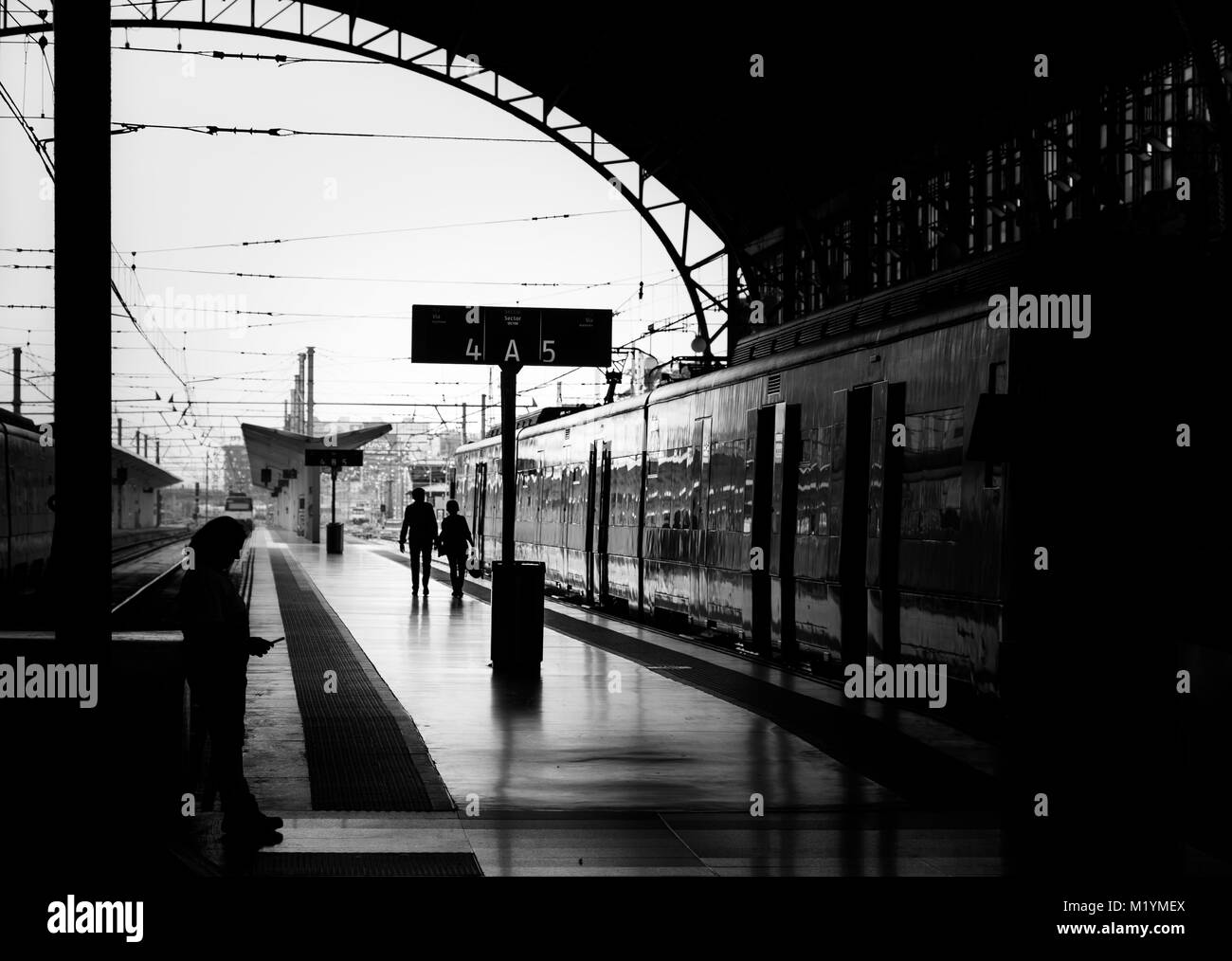 Stazione ferroviaria di Valencia Foto Stock