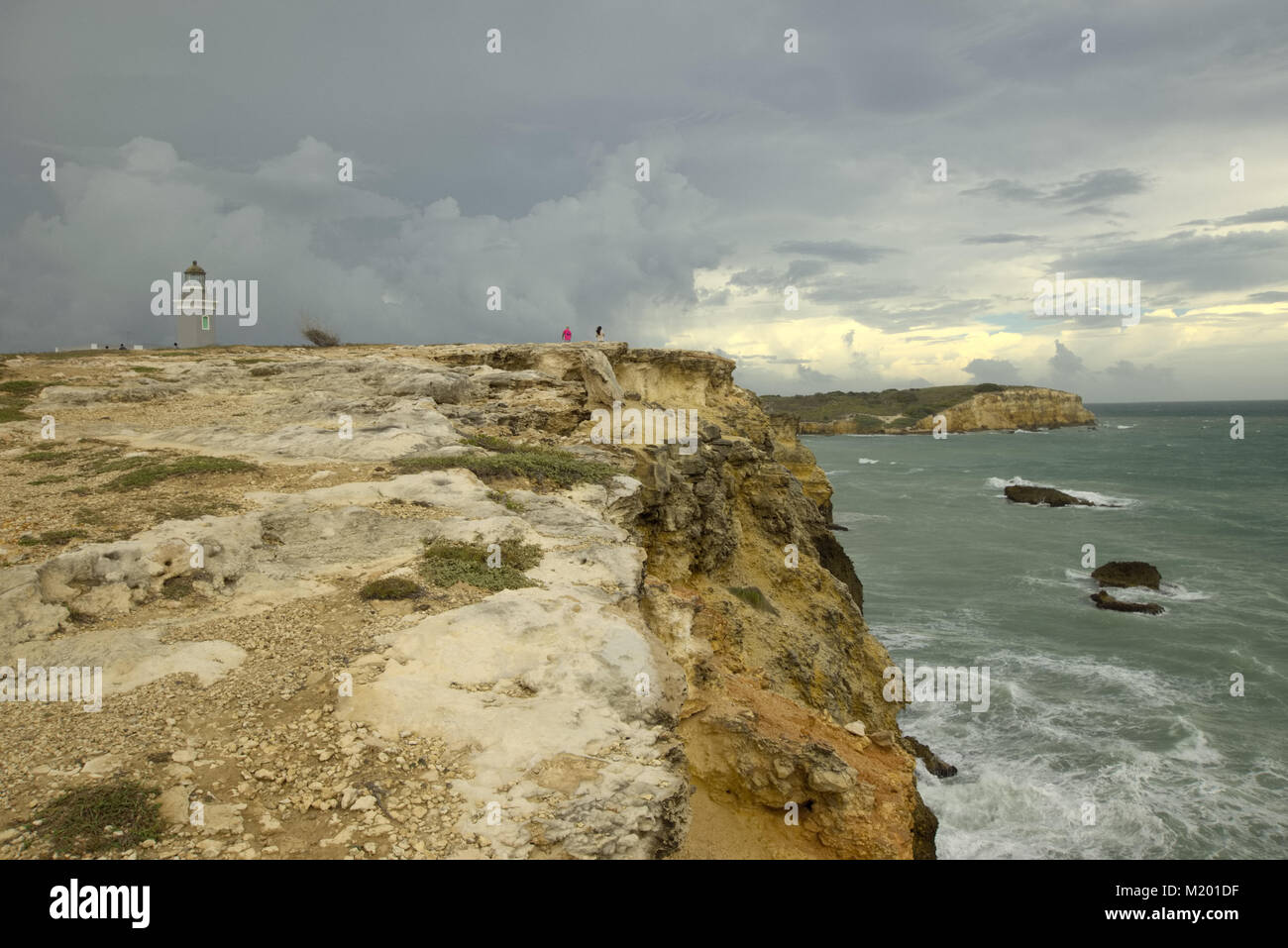 Los Morillos faro, Cabo Rojo PR Foto Stock