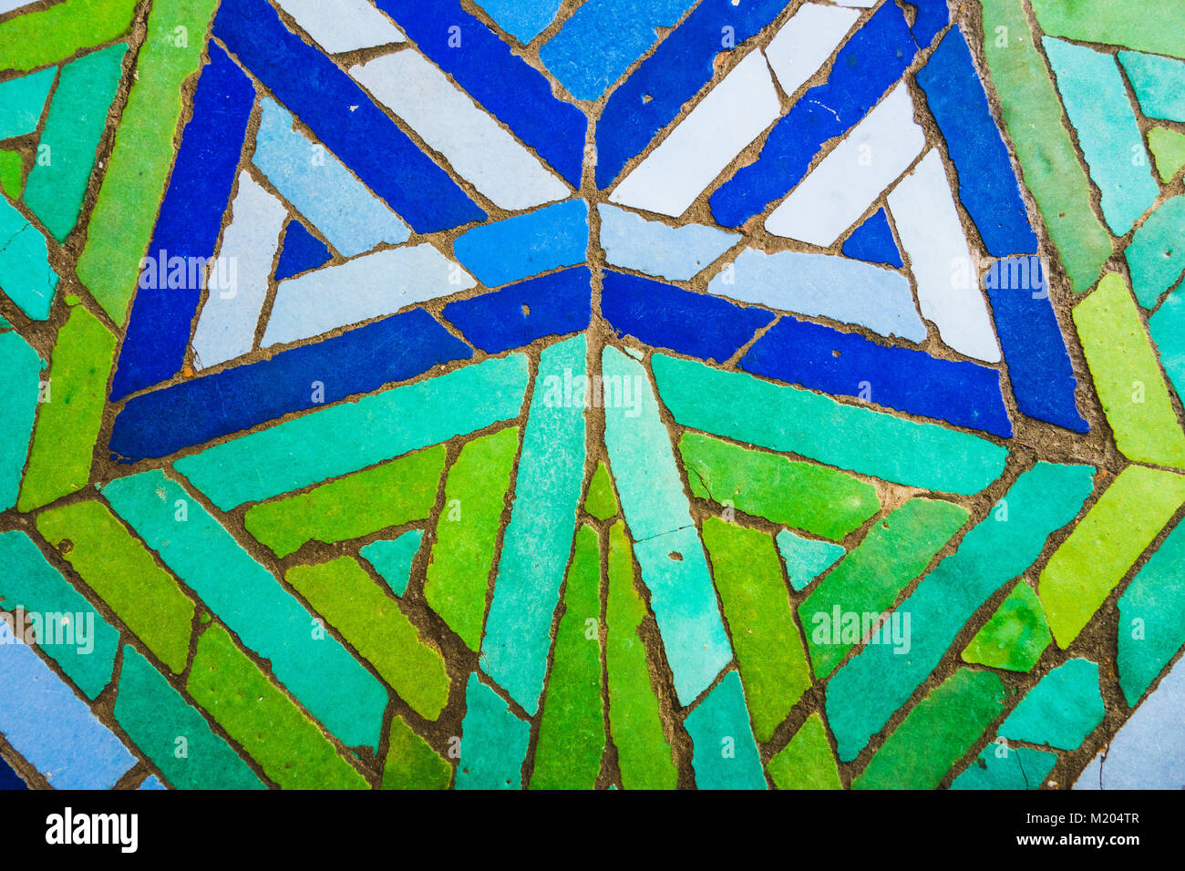 Telaio completo colpo di marocchino tradizionale mosaico Foto Stock