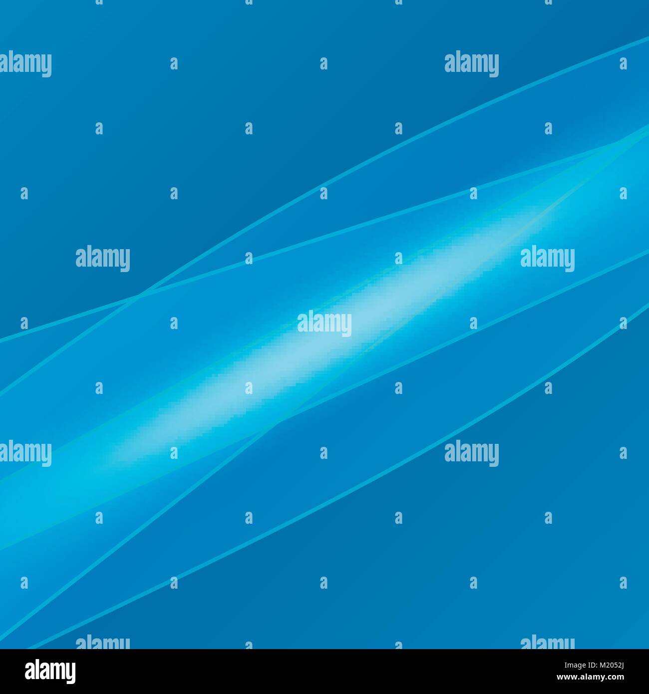 Liscio linee traslucido su uno sfondo blu. Illustrazione Vettoriale