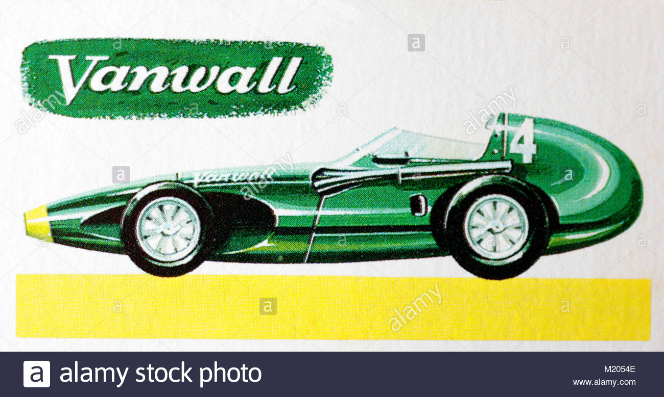 Vanwall Grand Prix 2,5 litri 1958 illustrazione Foto Stock