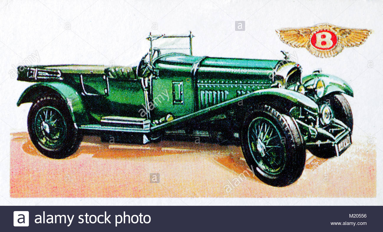 Bentley 3 litri 1924 illustrazione Foto Stock