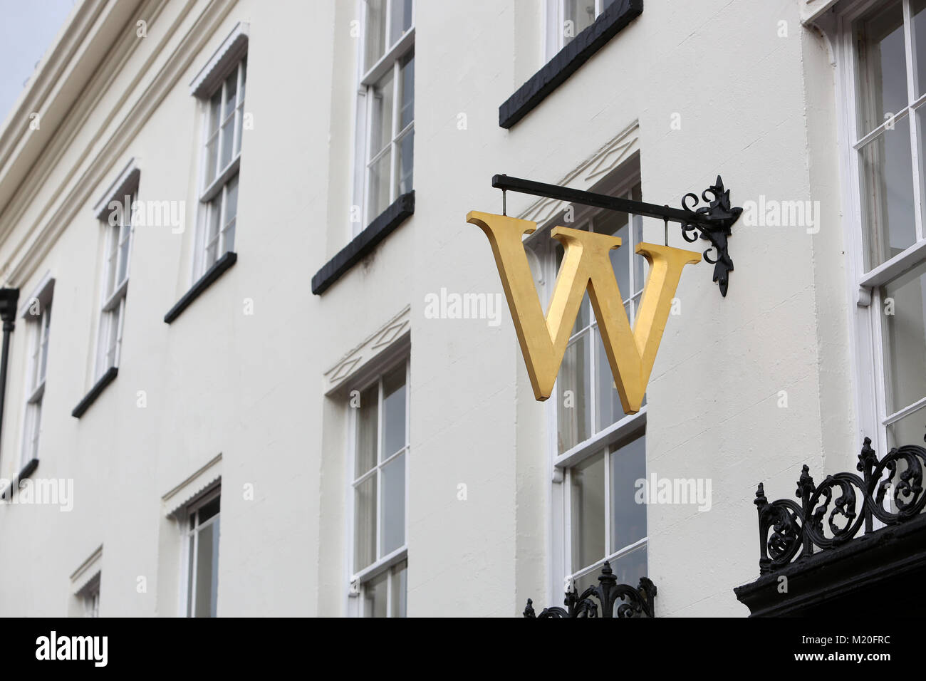 Vista generale della Waterstones a Chichester, West Sussex, Regno Unito. Foto Stock