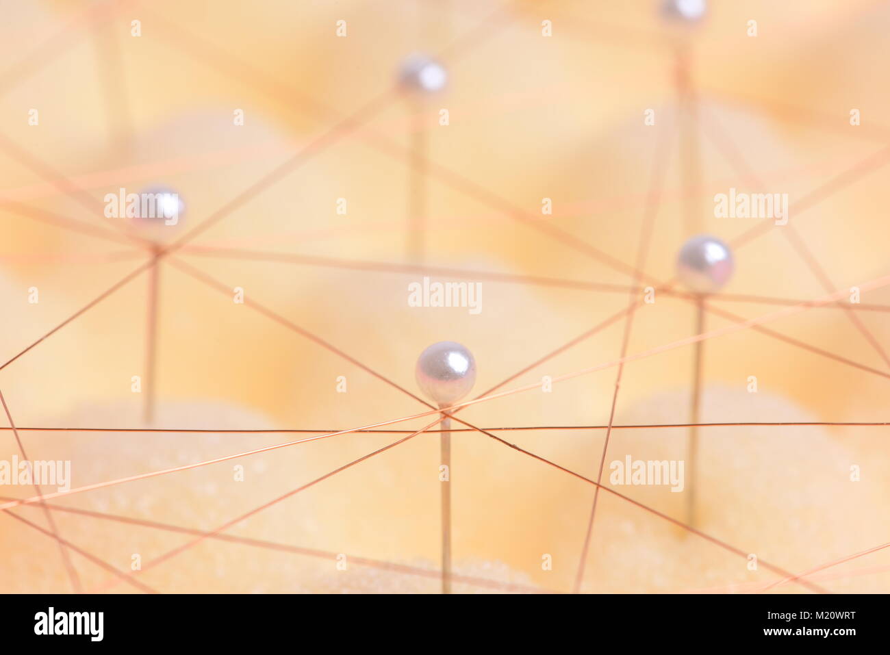 Sociale globale dei dati di rete Trannsfer Concept Foto Stock