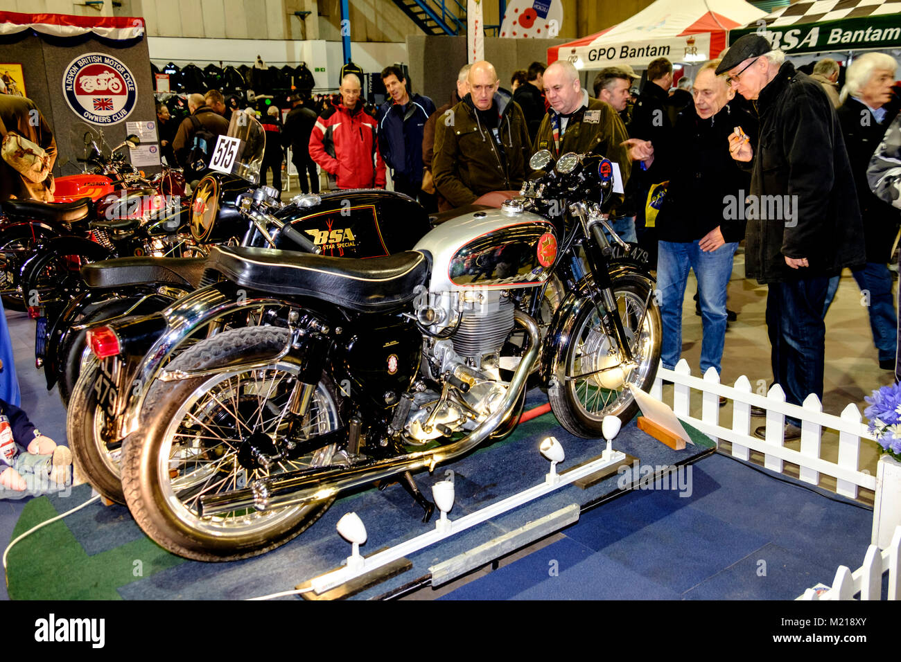 Xxxviii Carole Nash Bristol Classic Bike Show al bagno e West showground Shepton Mallet Somerset England Regno Unito Foto Stock
