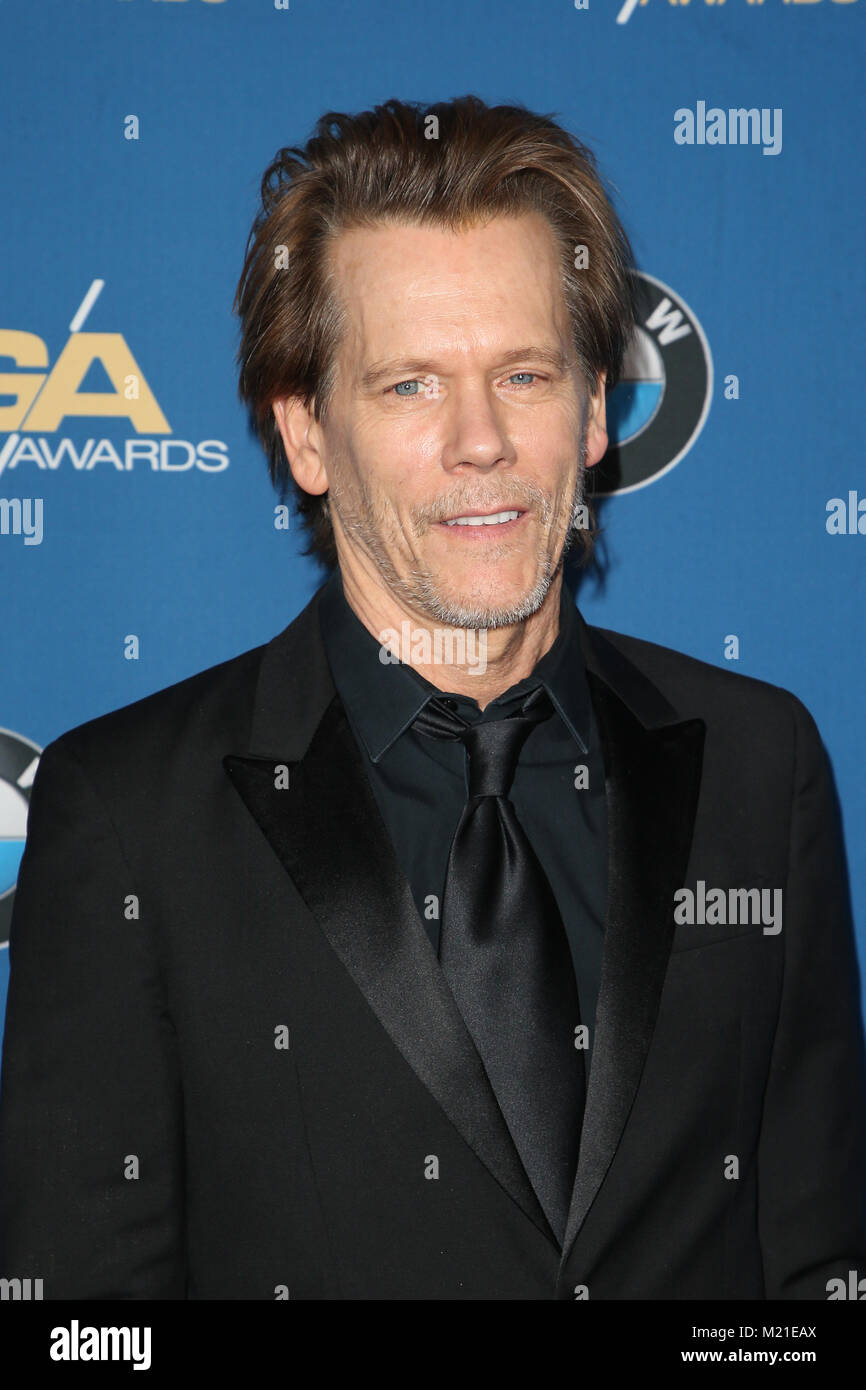 Beverly Hills, Ca. 3 febbraio, 2018. Kevin Bacon al settantesimo annuale Premi DGA presso il Beverly Hilton Hotel di Beverly Hills, la California il 3 febbraio 2018. Credito: Faye Sadou/media/punzone Alamy Live News Foto Stock