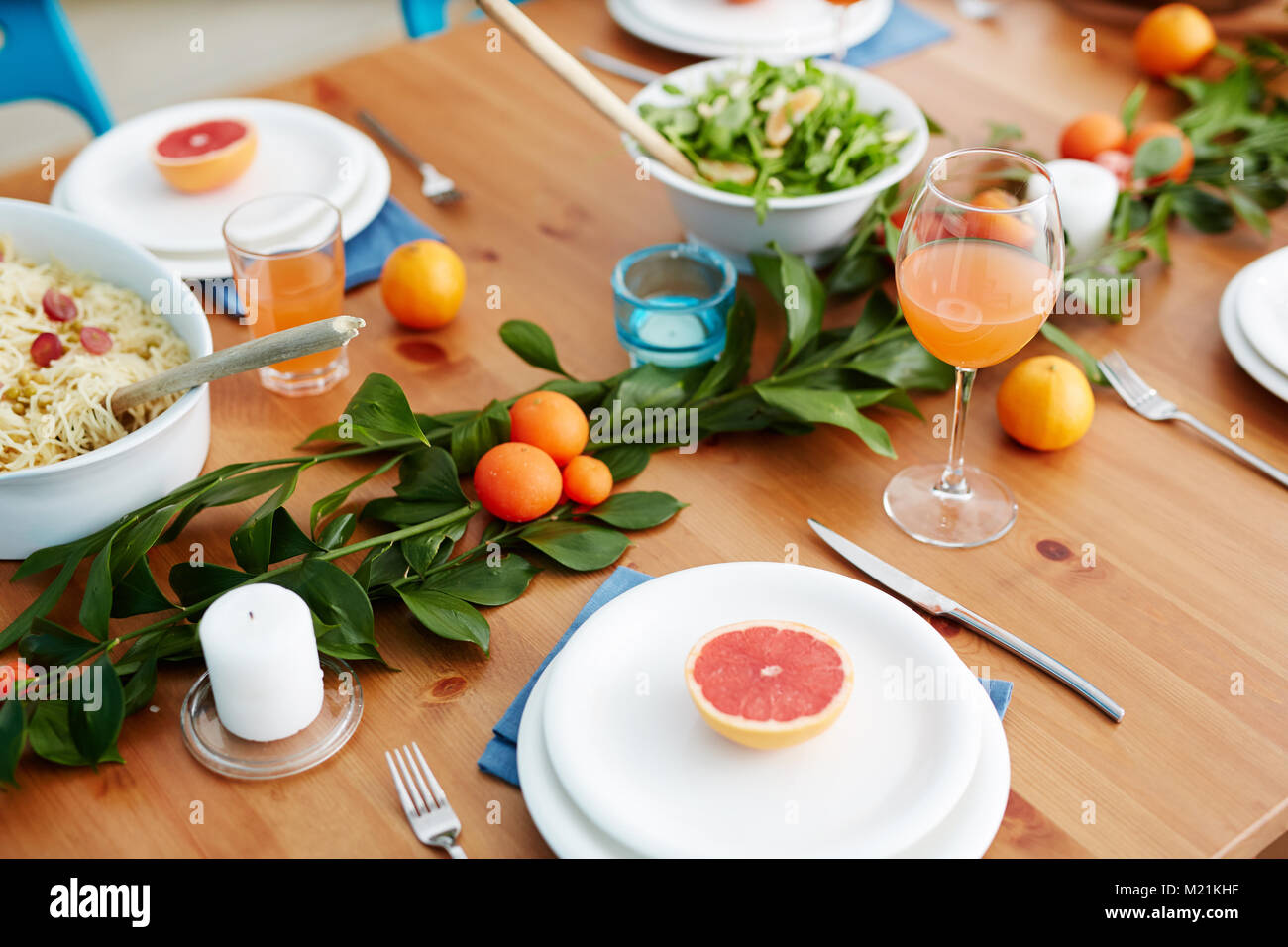 Cena romantica Foto Stock