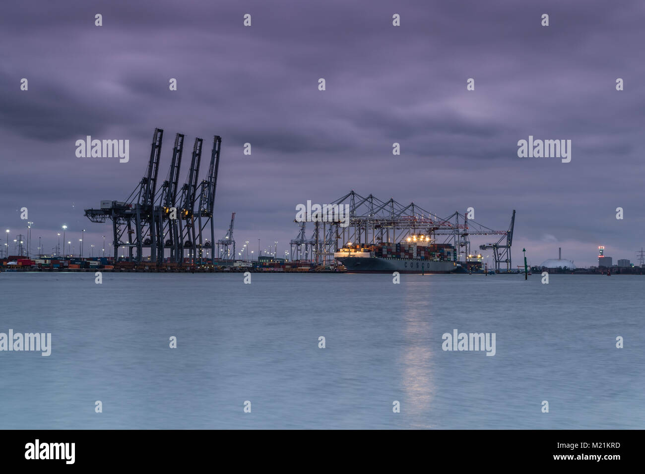 Southampton dock Foto Stock