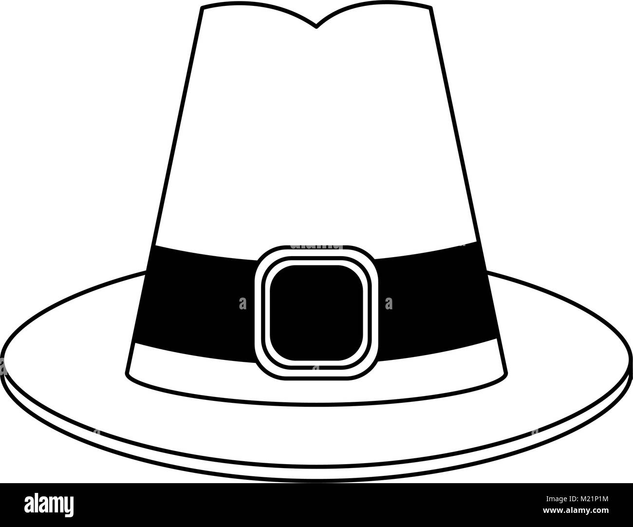 Maschio Vintage hat Illustrazione Vettoriale