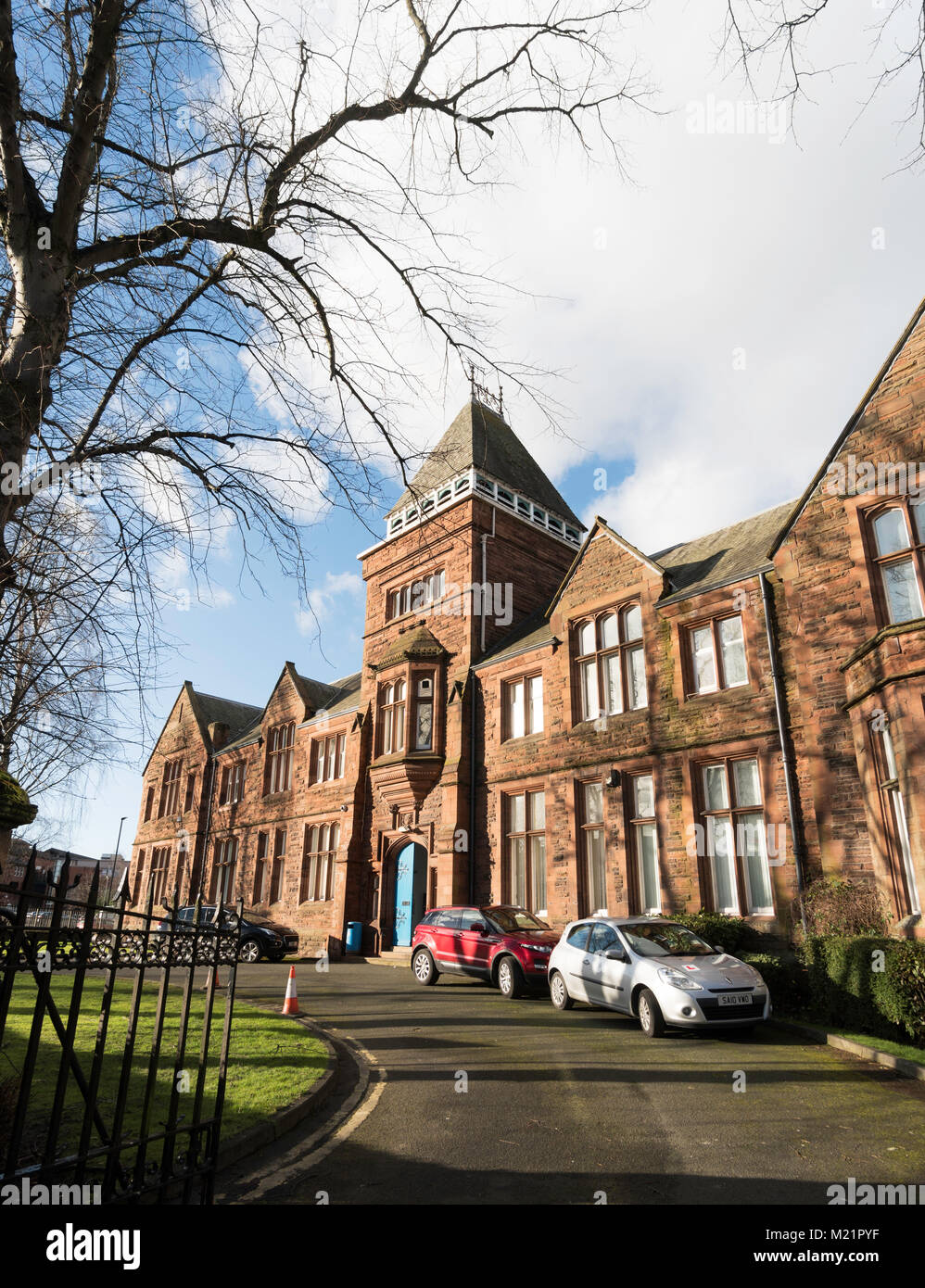 Trinità Scuola sesta forma edificio centrale,Carlisle, England, Regno Unito Foto Stock