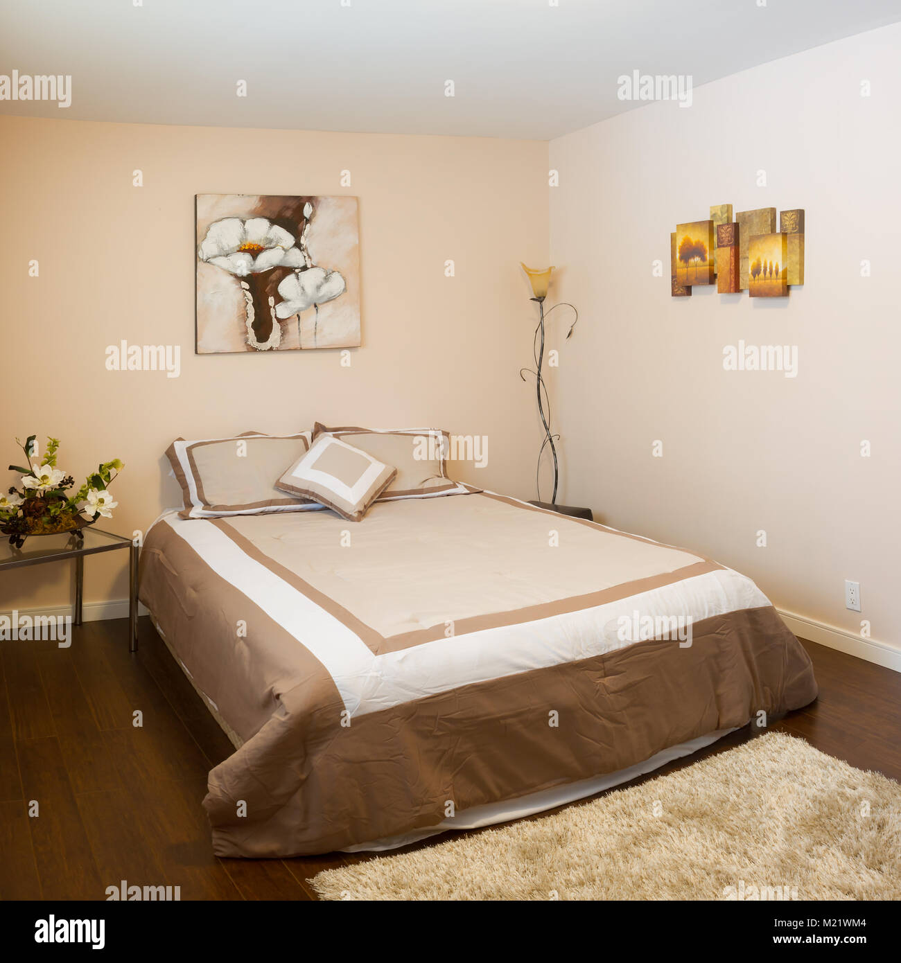 Camera da letto Interior design Foto Stock