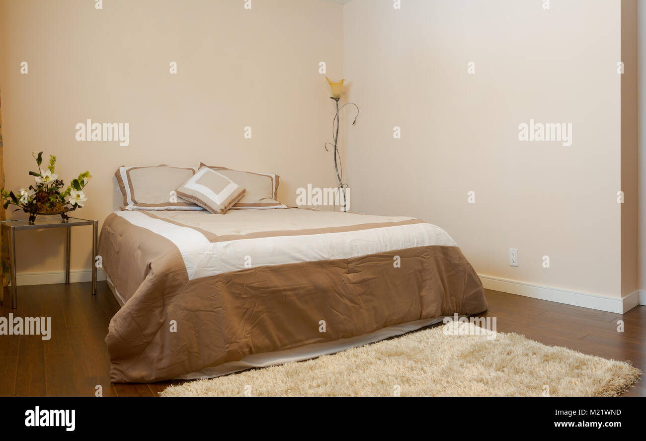 Camera da letto interior design Foto Stock