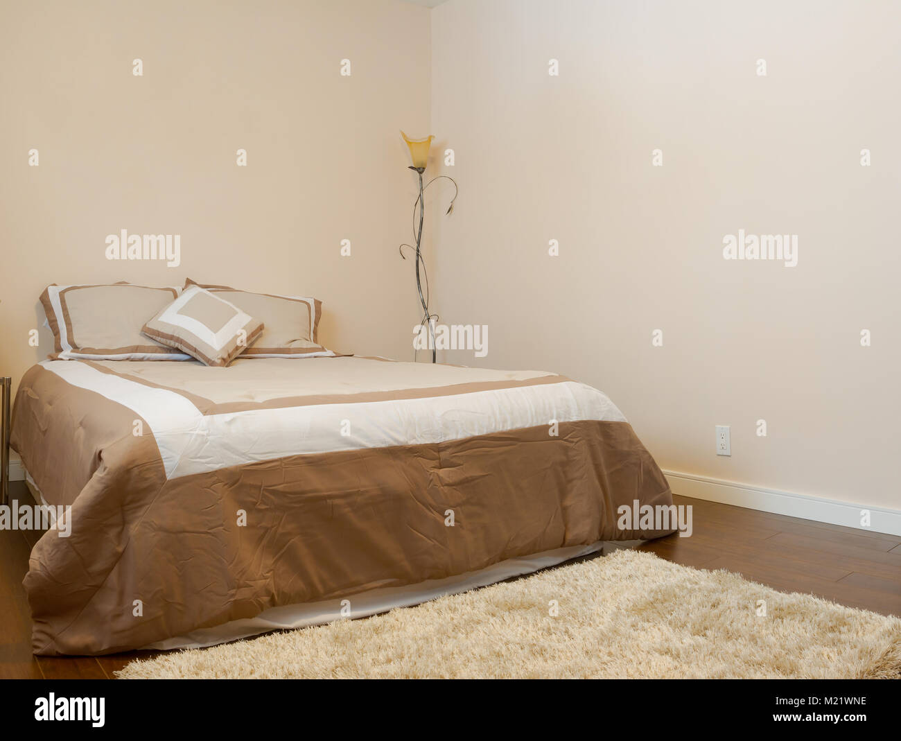 Camera da letto interior design Foto Stock