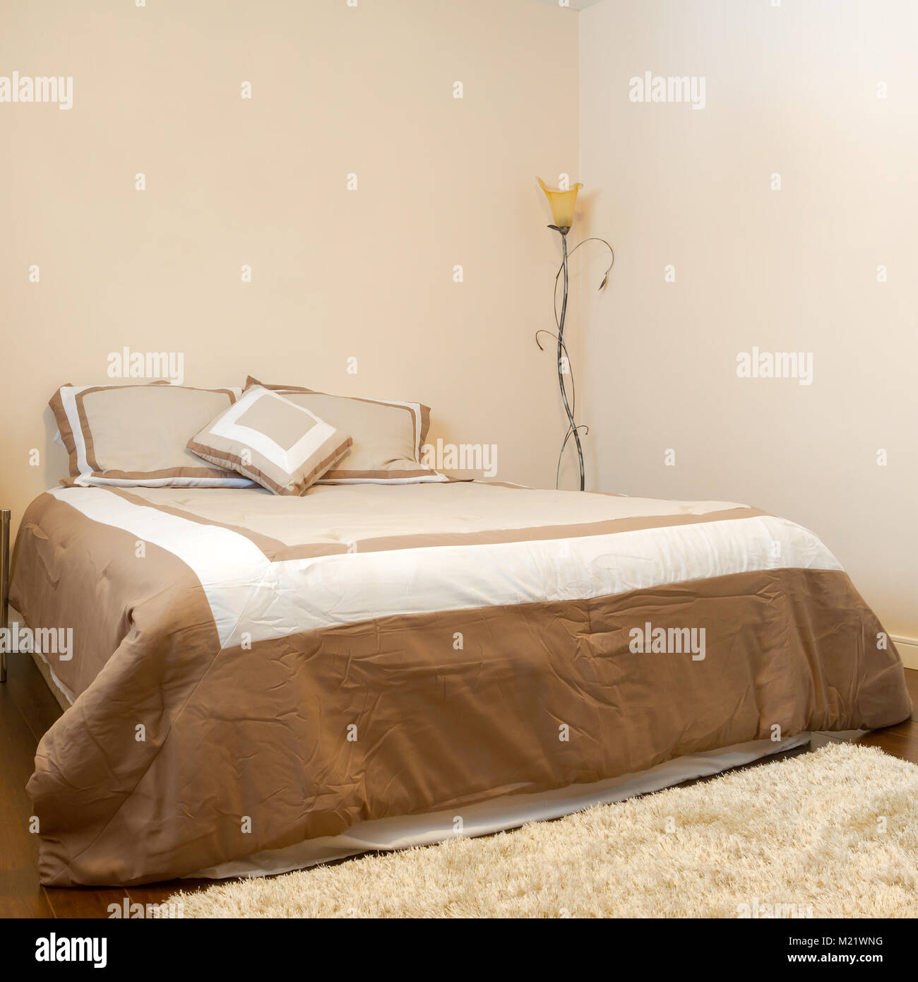 Camera da letto interior design Foto Stock