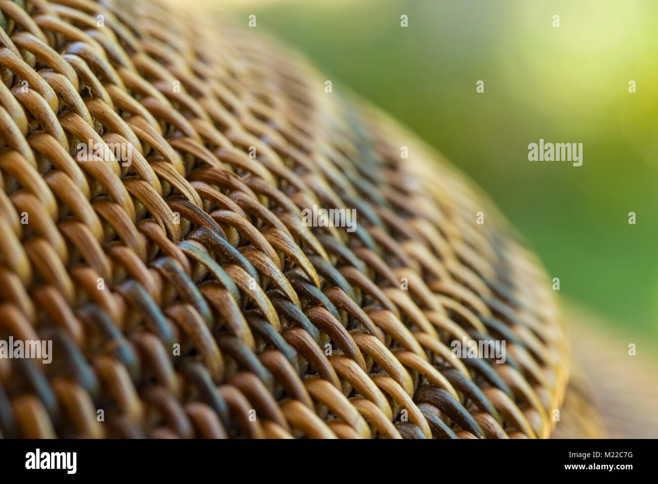 Prodotti Pinikas, tessuto da nito, scomparendo arte, nativo di Camiguin, Filippine Foto Stock