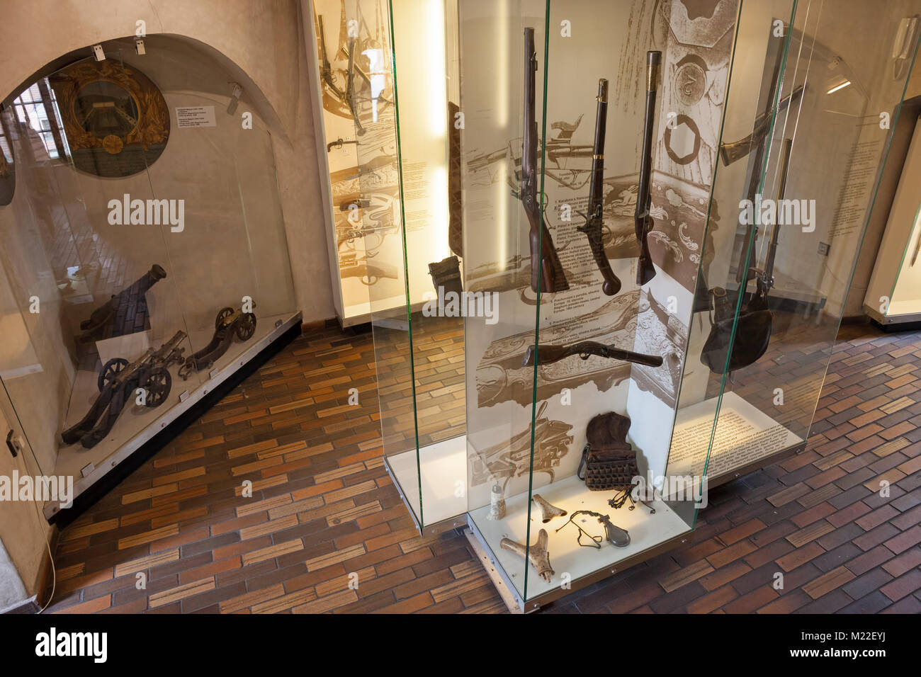 Museo delle Armi nel Michael's Tower nella città di Bratislava, Slovacchia, Europa Foto Stock