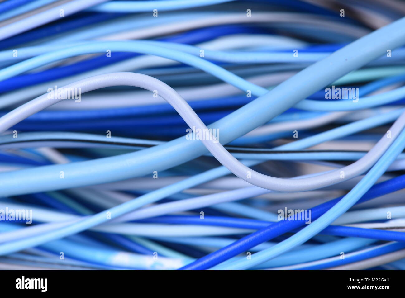 Cavo elettrico network close-up Foto Stock