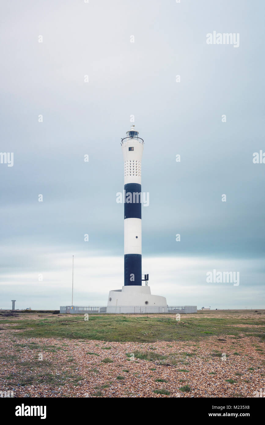 Dungeness nuovo faro Foto Stock