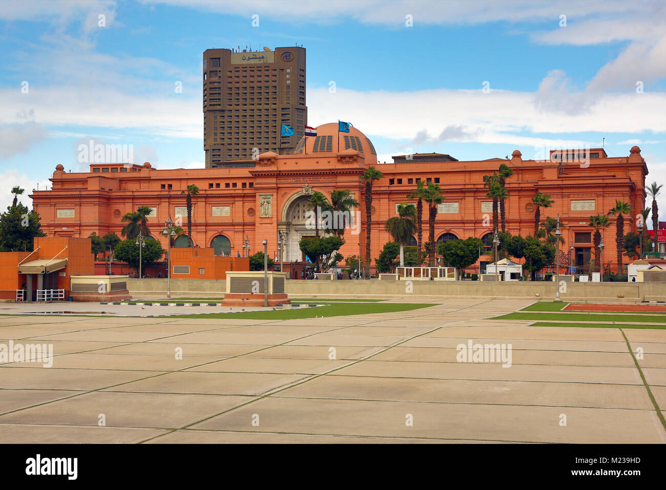 Il Museo Egpytian in piazza Tahrir al Cairo, Egitto Foto Stock