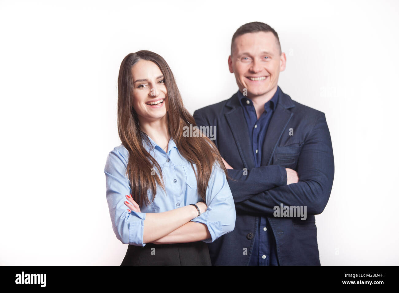 Colleghi di lavoro Foto Stock