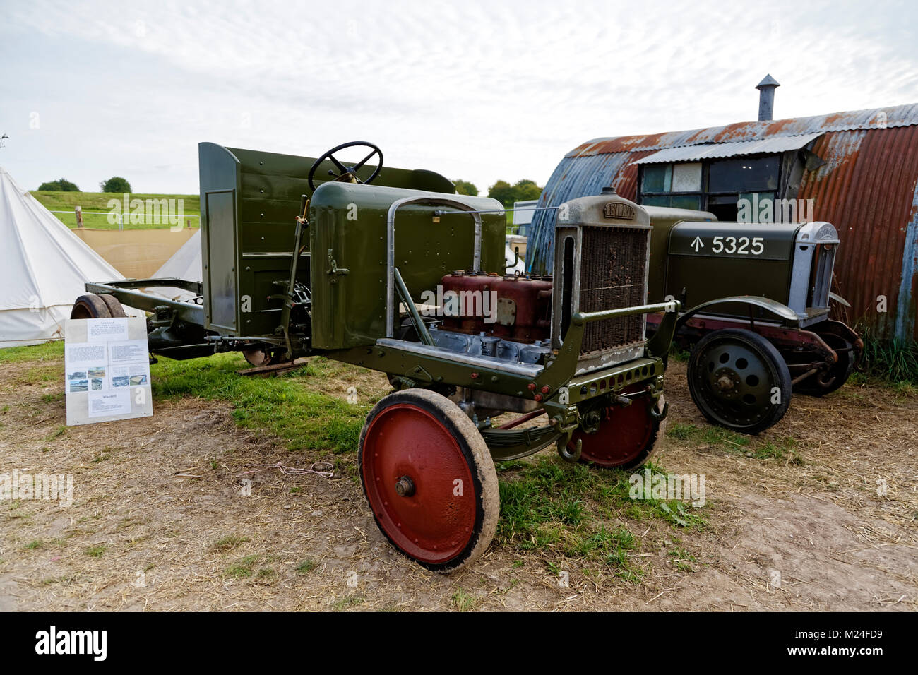 Leyland RAF-Tipo 4 Ton autocarro, H.P. 36, Anno 1919, telaio n. 9112, sul display al grande Dorset fiera del vapore, Tarrant Hinton, Blandford, Dorset, Regno Unito Foto Stock