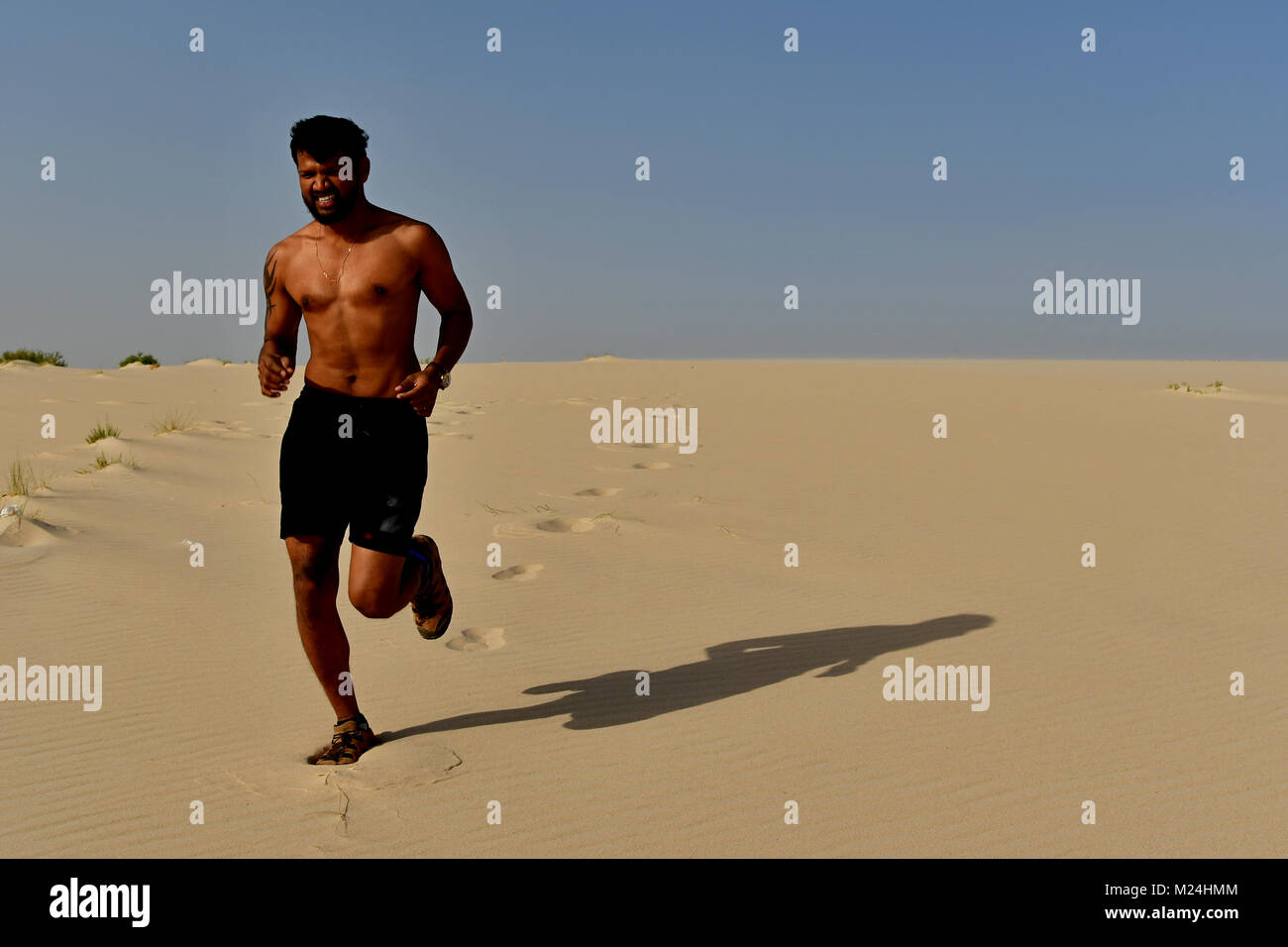 In funzione del modello di fitness per l'esercizio cardio e general body fitness Foto Stock