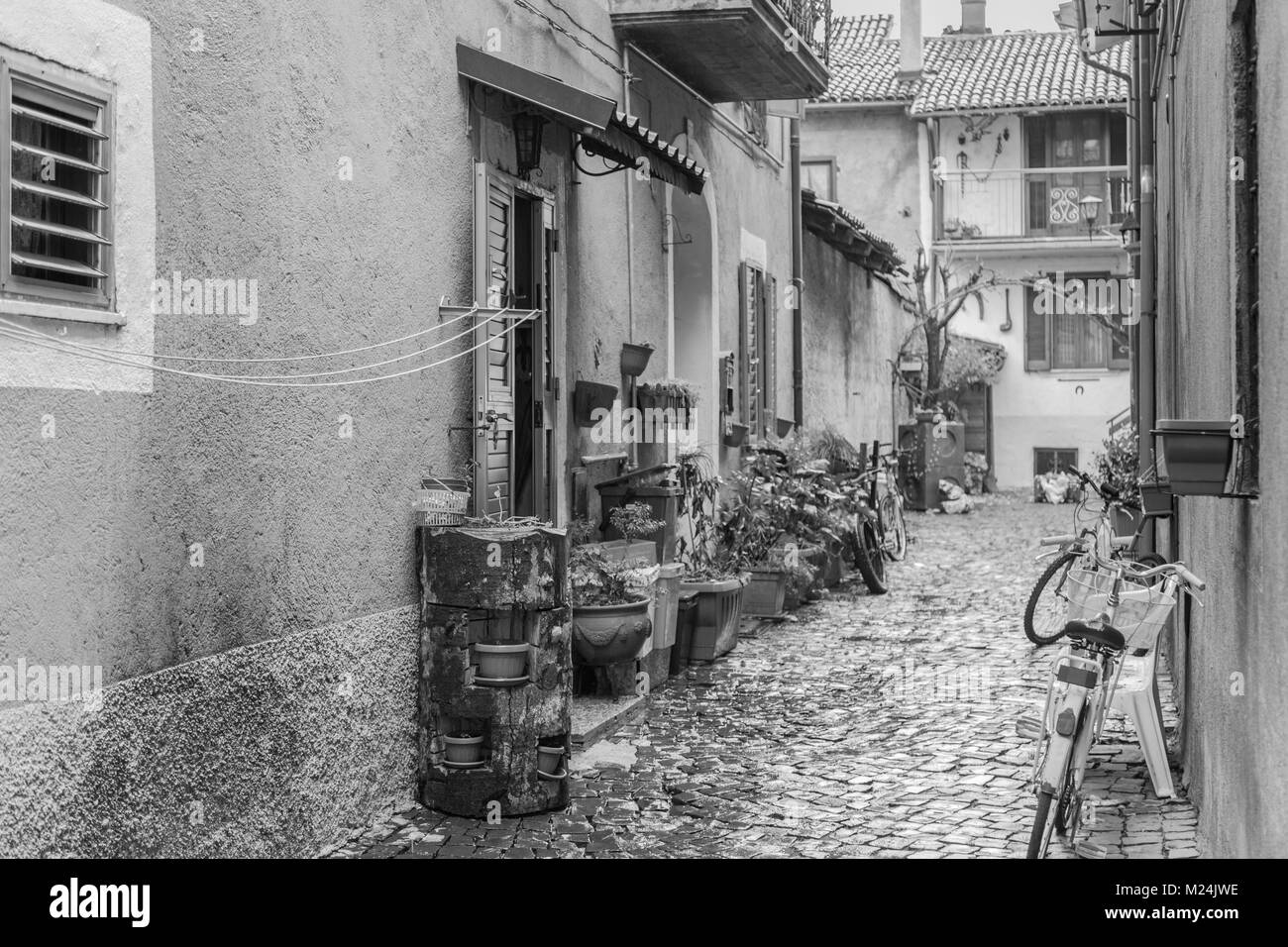 Documentazione fotografica di Pescasseroli, Abruzzo, Italia. Ottobre 13, 2017 Foto Stock