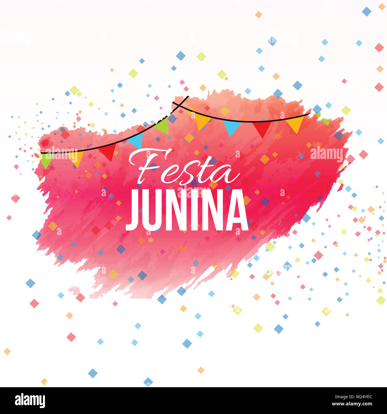 Festa Junina illustrazione Foto Stock