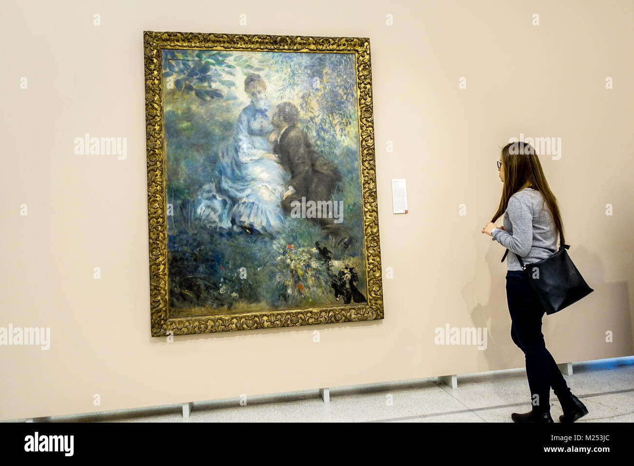Auguste Renoir amanti , Veletrzni palac, National Gallery, Praga Holesovice, Repubblica Ceca Foto Stock