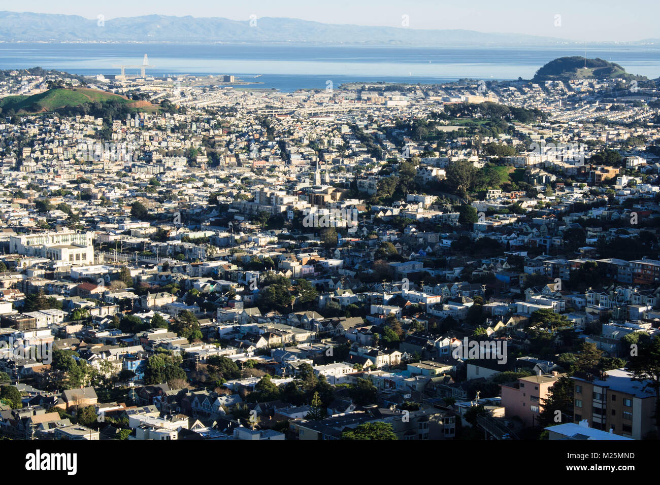 San Francisco da una distanza Foto Stock