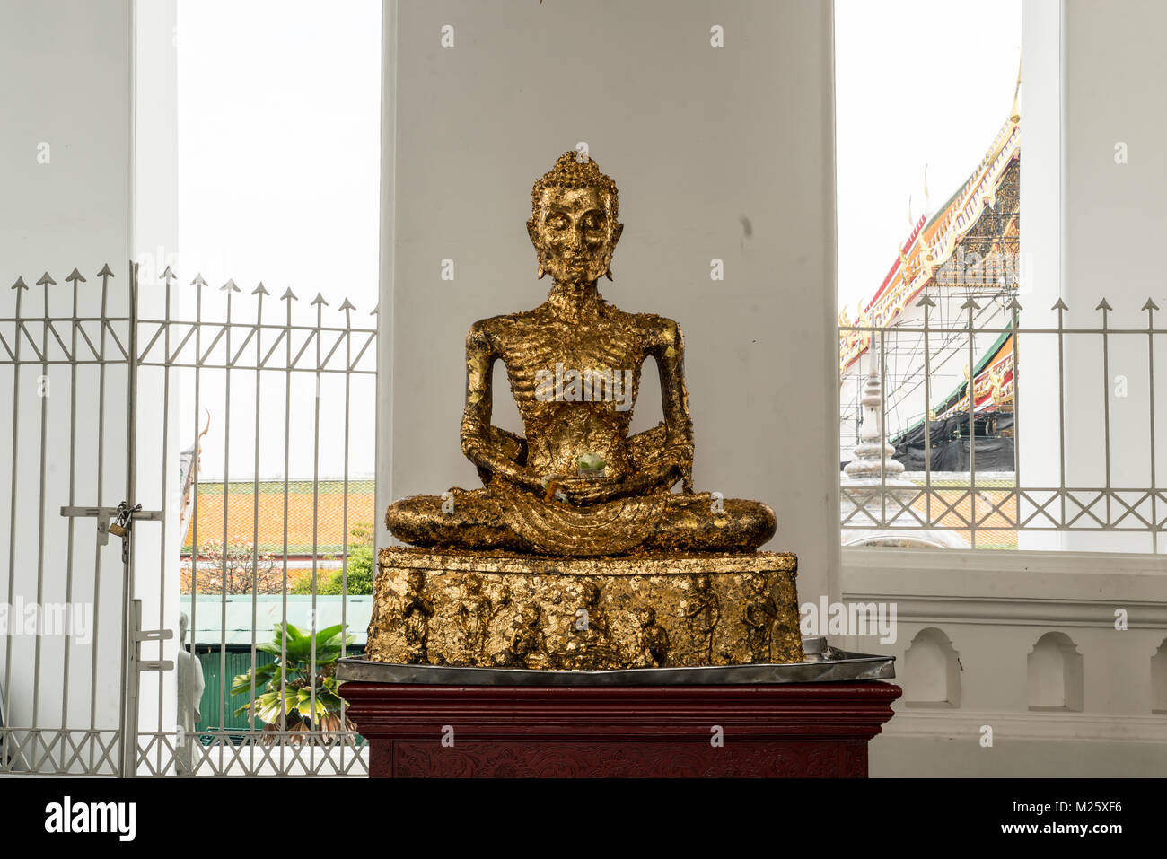 Wat Suthat tempio - Bangkok Foto Stock