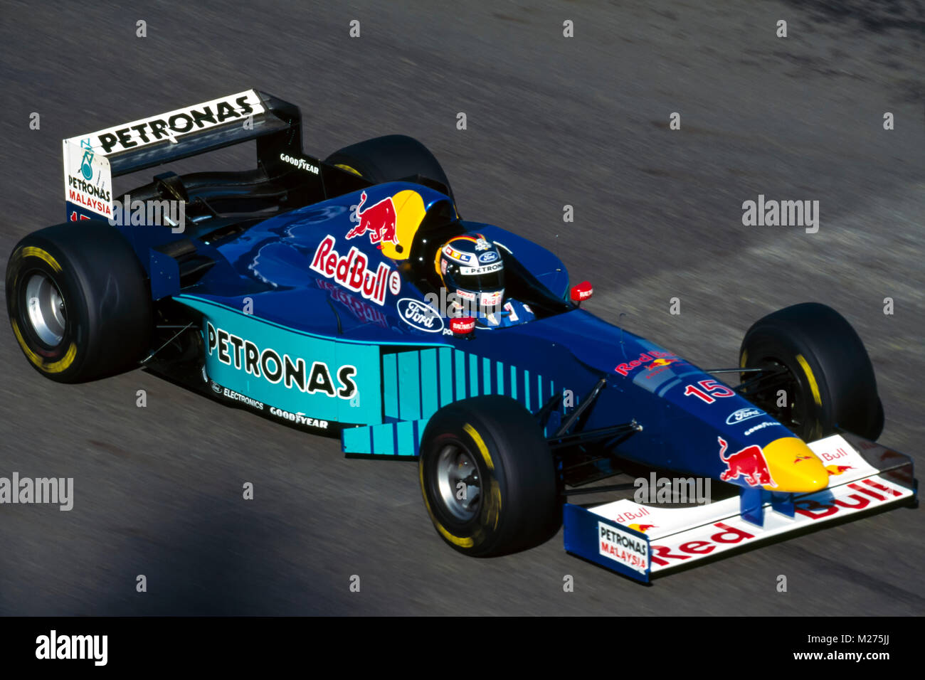 F1, Heinz-Harald Frentzen, Sauber-Ford, stagione 1996 Foto Stock