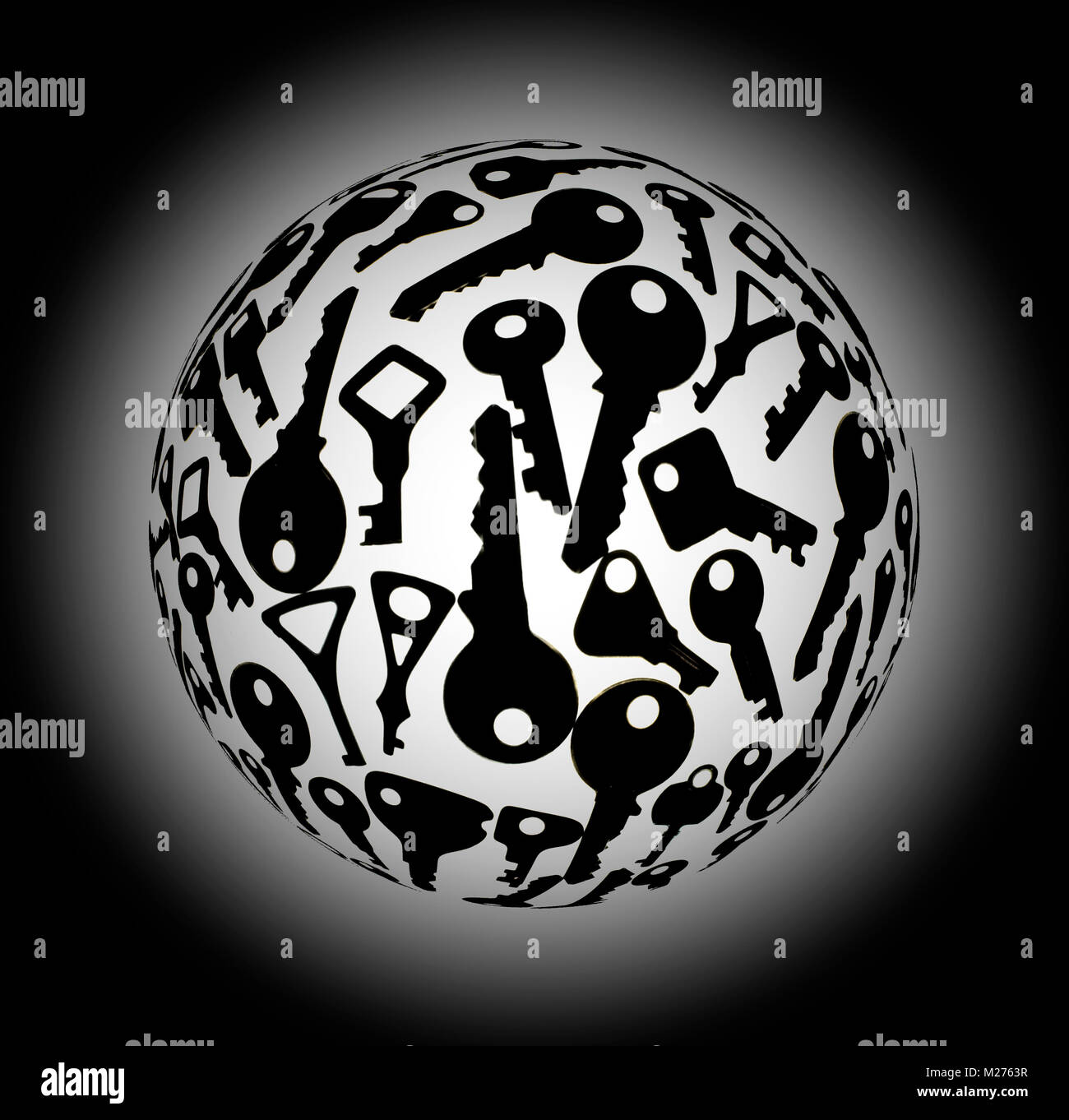 Vecchia chiave Foto Stock