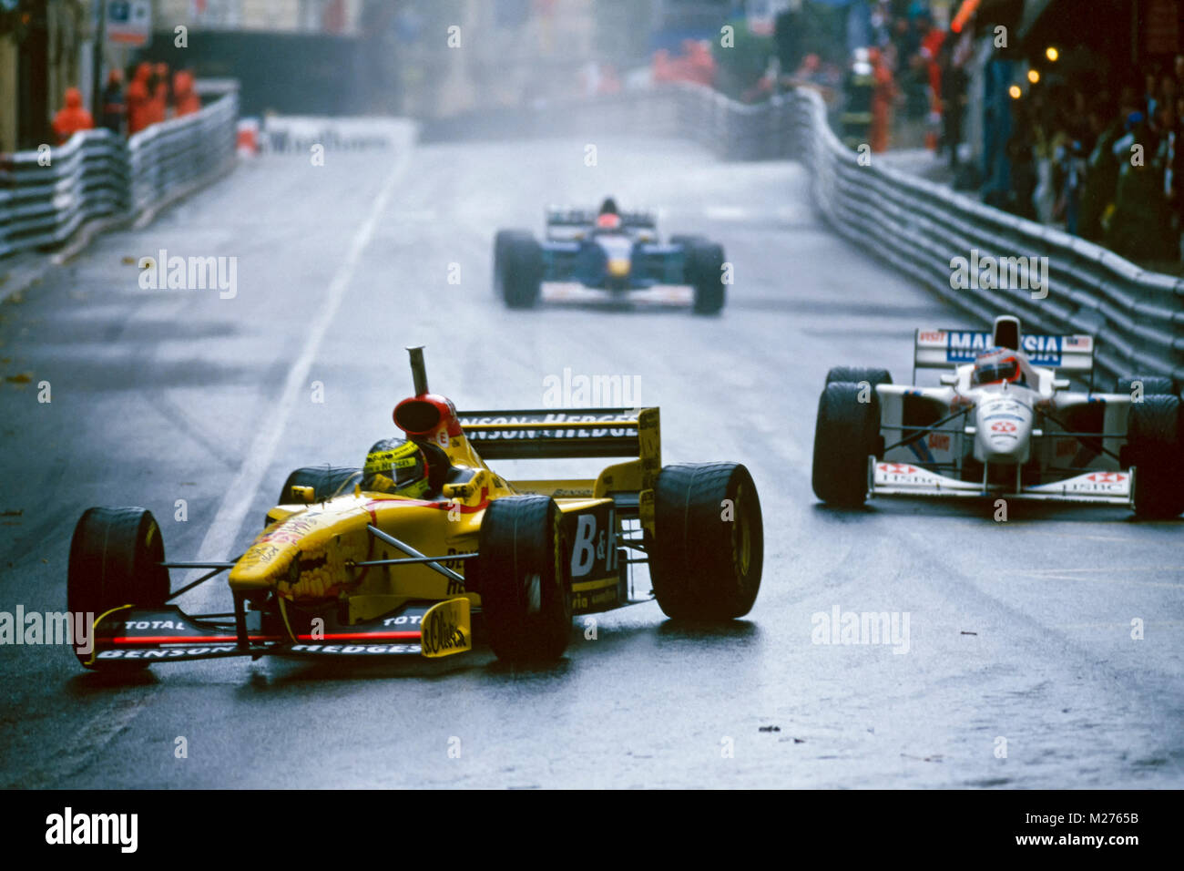 F1, Ralf Schumacher, la Giordania, il GP di Monaco 1997 Foto Stock