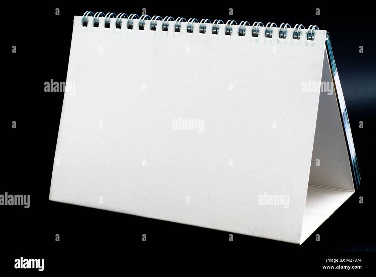 Vuoto bianco organizer Calendario Foto Stock