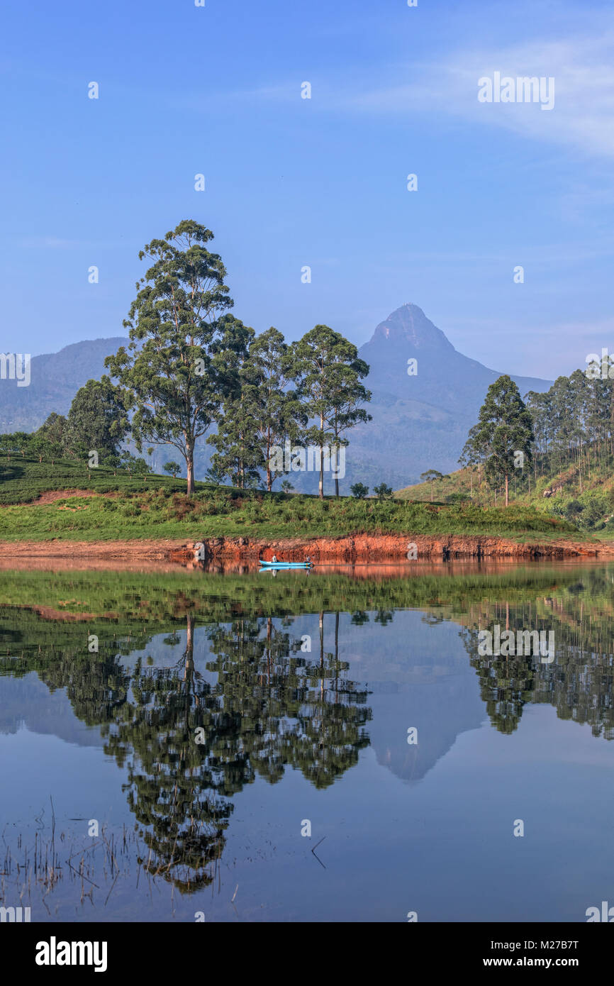 Adam's Peak, Maskeliya, Ratnapura, Sri Lanka, Asia Foto Stock