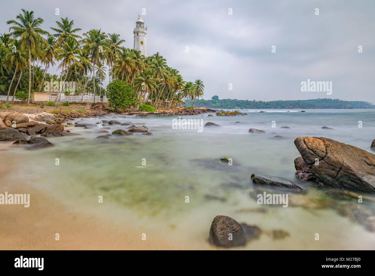 Dondra Head Lighthouse, Dondra, Sri Lanka, Asia Foto Stock