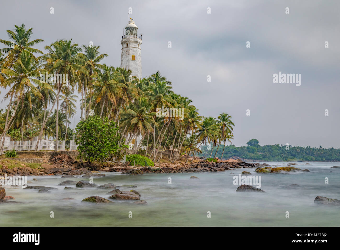 Dondra Head Lighthouse, Dondra, Sri Lanka, Asia Foto Stock