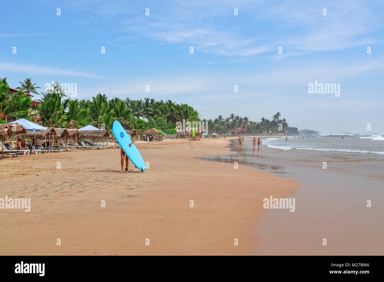 Ahangama Beach, Mirissa, Sri Lanka, Asia Foto Stock
