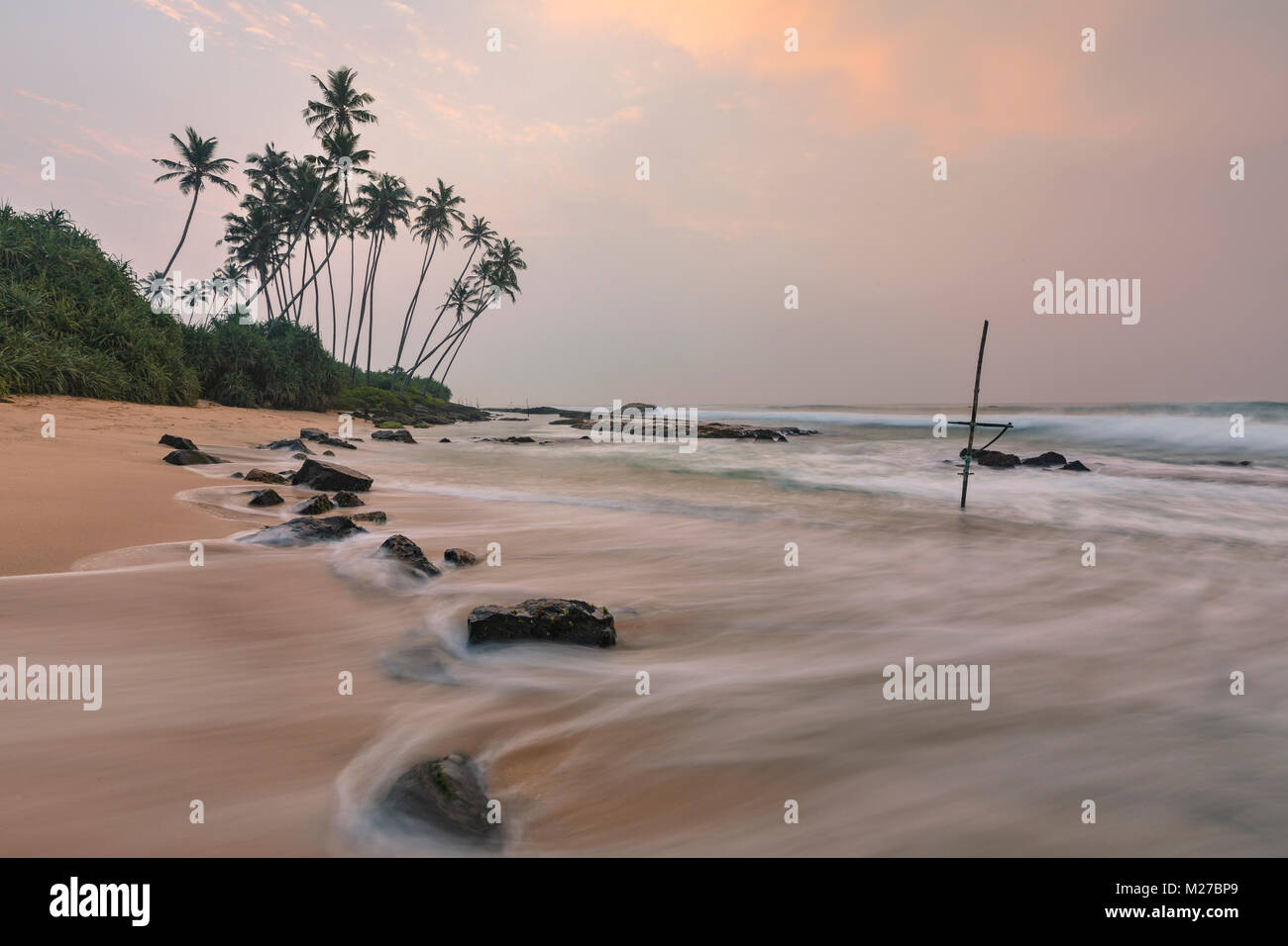 Koggala Beach, Galle, Sri Lanka, Asia Foto Stock