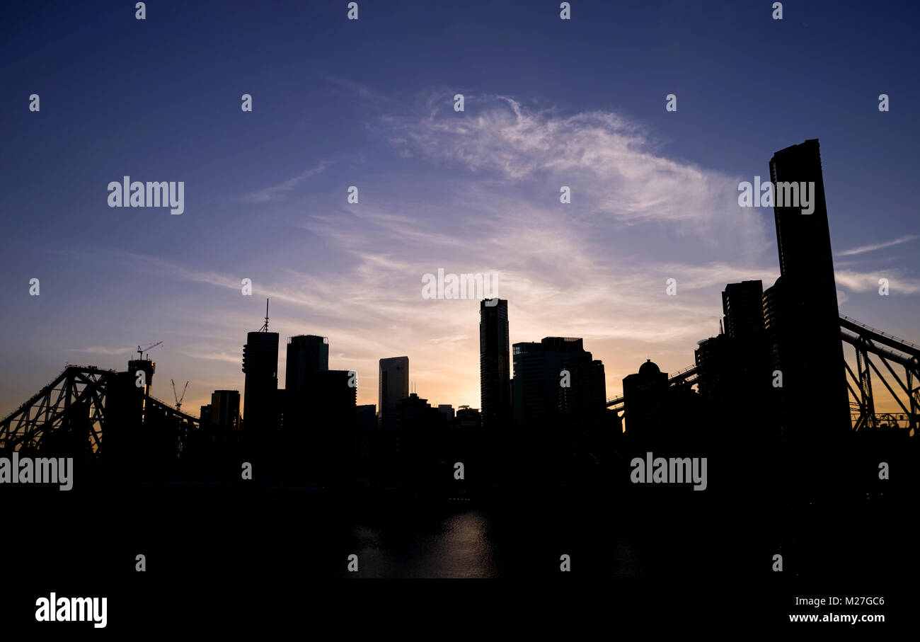 Città di Brisbane Foto Stock