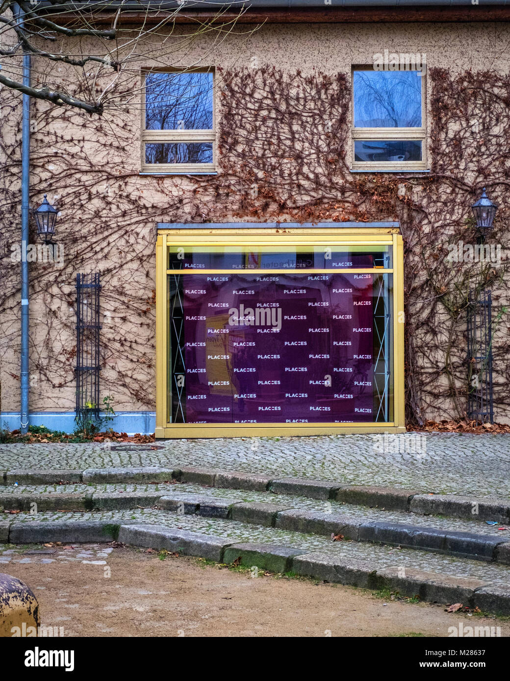 Werkhaus Spazio eventi. Il vecchio edificio in fabbrica fornisce una sede per eventi nella pittoresca Heckmann höfe cortile interno in Mitte,Berlin Foto Stock