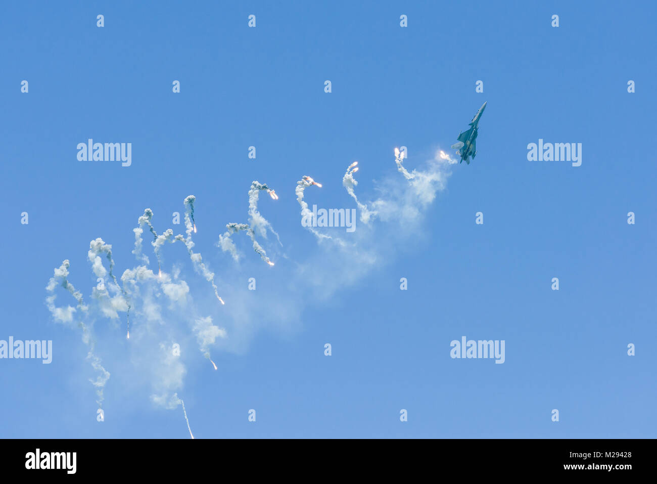 Singapore, Singapore - Feb 06, 2018: La Royal Malaysian Air Force di eseguire durante il Singapore Airshow al Changi Exhibition Centre. Credito: Tang Wai Chung/Truphotos.com/Alamy Live News Foto Stock